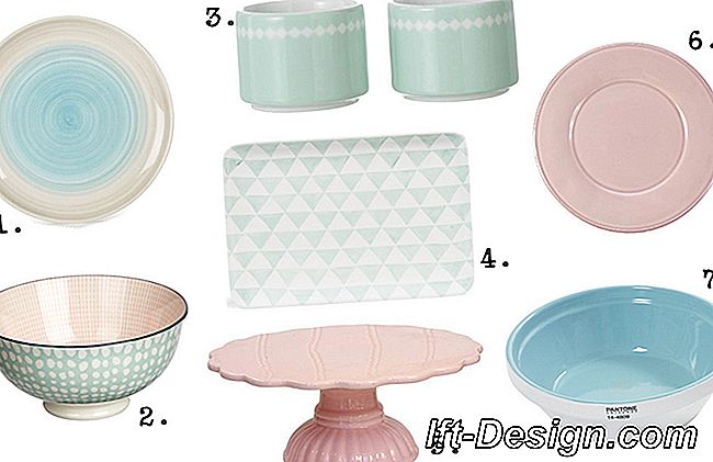 Mijn pastel trendy servies: kleuren