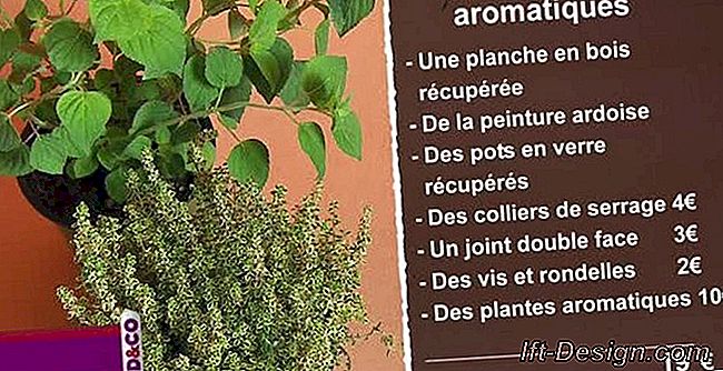 Faça um suporte de planta para aromáticos