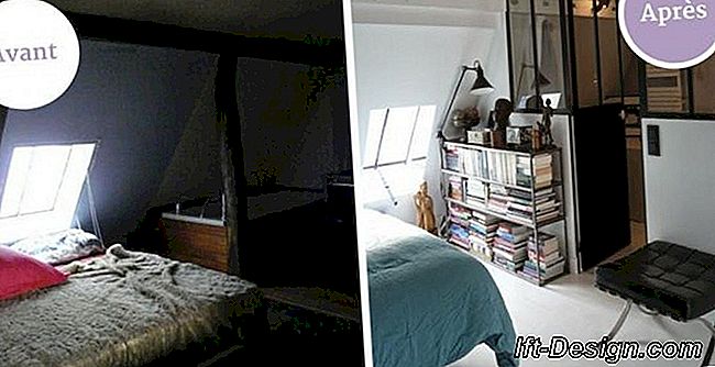 Antes / después: crear una habitación de invitados bajo el alero