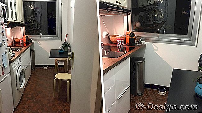 Vorher / Nachher: ​​eine offene und farbenfrohe Küche im Tetris-Modus!: eine