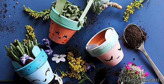 Kids Tuto: pot bunga kecil yang lucu