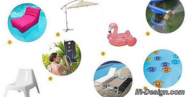 Seleção de compras: acessórios de piscina práticos