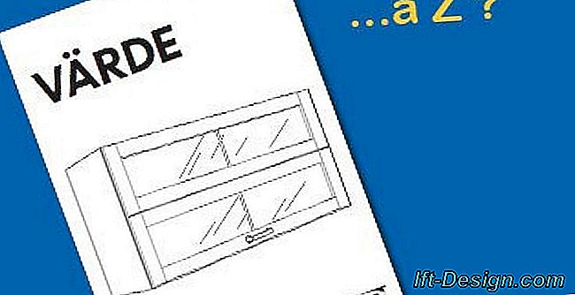 Ikea mēbeļu uzstādīšanas plāni - no V līdz Z