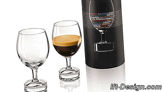 Nespresso izsniedz kafiju pie stikla: stikla
