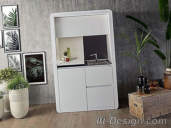 Eine kompakte Spülmaschine, um Platz in der Küche zu sparen