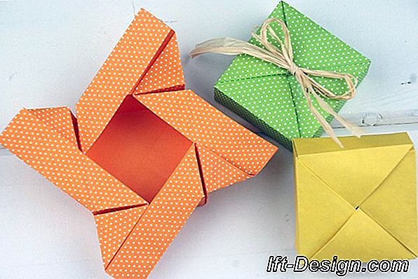 DIY Hochzeit: Schachteln für hausgemachte Origami-Süßigkeiten