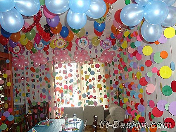 Crea una decoración de cumpleaños para niños.