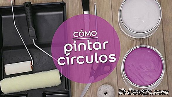 ¿Cómo pintar círculos en una pared?