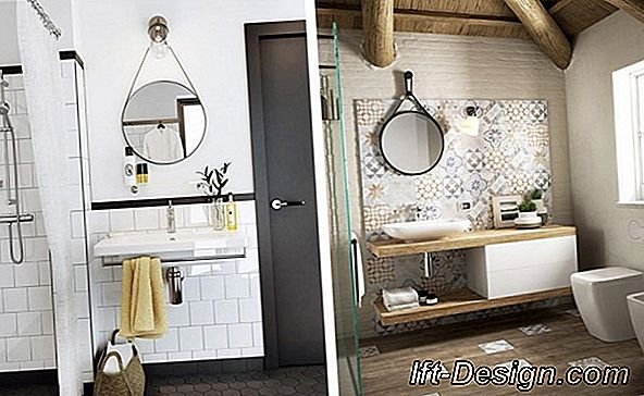 8 Espejos, 8 estilos decorativos para el baño.