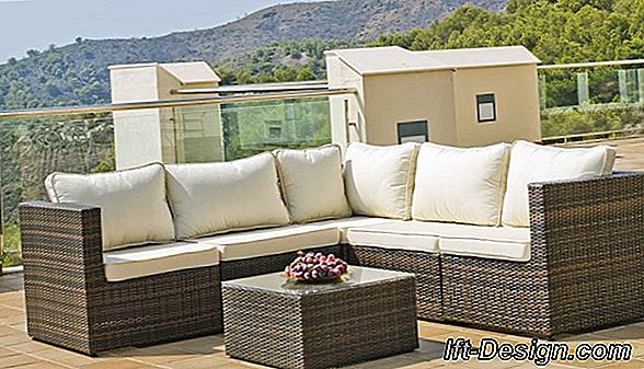 Muebles de ratán, para instalar en el jardín como en el salón.