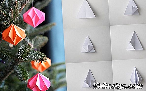 U crtežu: napravite origami 3D zvijezde za vaš božićni ukras