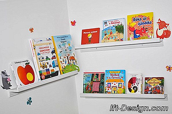 Egy ötlet a könyvek tárolására a gyermek szobájában