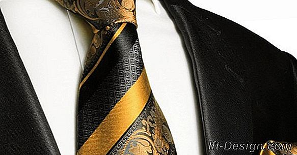 A nyakkendő és a festéklámpák frissítik a díszítést