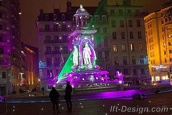 Festival Cahaya Lyon pada saat daur ulang