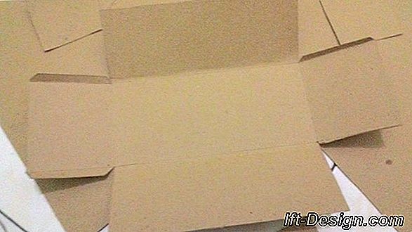 Dalam menggambar: buat tisu kotak tisu berkat teknik origami