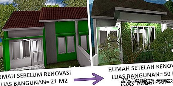 Sebelum / Setelah: Buat teras atap dengan aksen industri