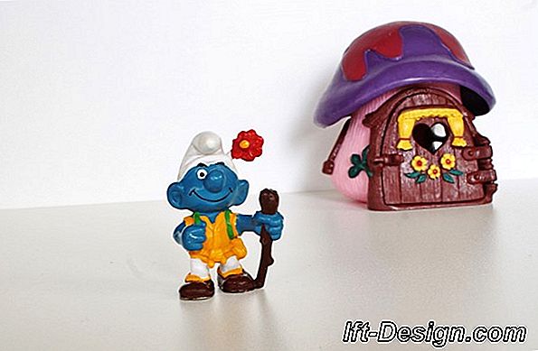 Dekorasi Smurf Smurf untuk kamar bayi
