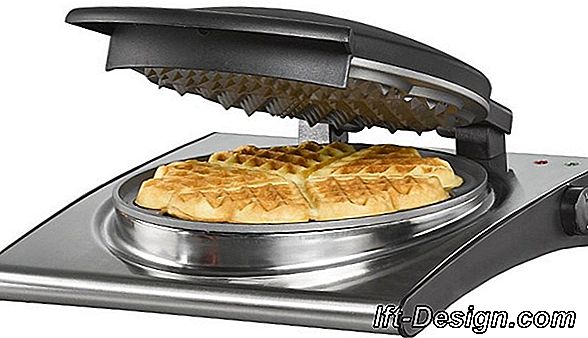 Waffle in ferro King Size per cialde reali