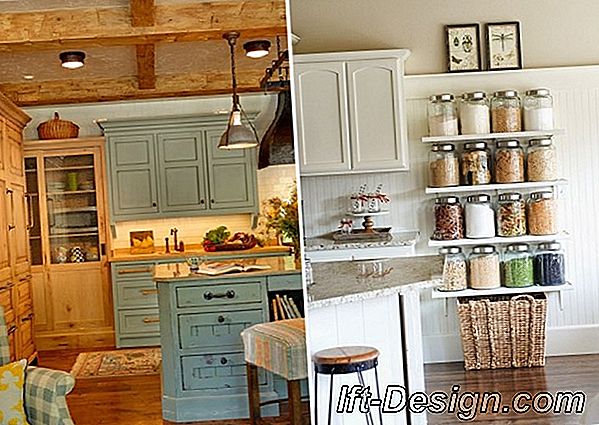 Una cucina in stile country