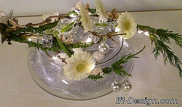 Kerstdecoratie: kleed een vaas voor uw feestdecoratie