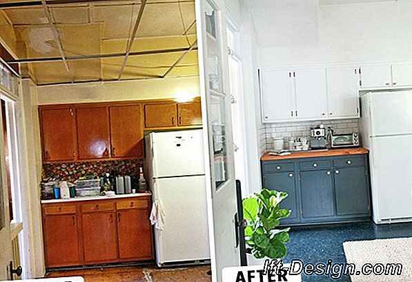 Antes / depois: ampliar e modernizar uma cozinha