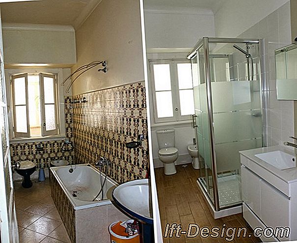 Antes / Depois: renovação gráfica de uma casa de banho dos anos 50