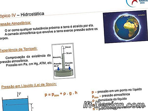 O que é pressão hidrostática?