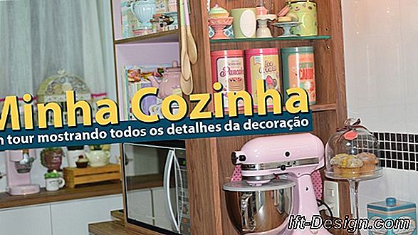 Eu dou um look vintage para minha cozinha