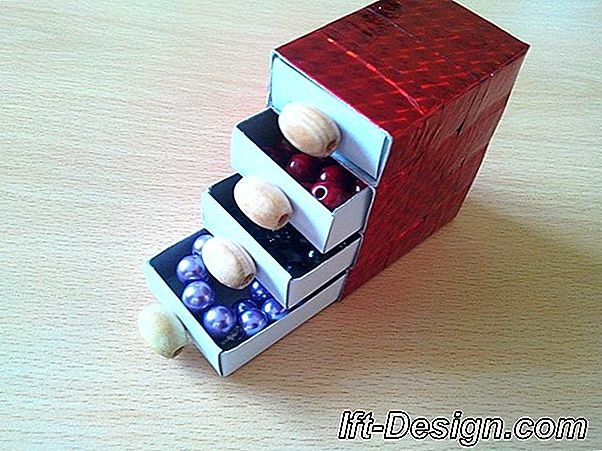DIY çocuk: kibrit kutuları ile küçük bir mücevher kutusu yapmak