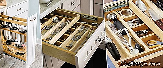 Sắp xếp ngăn kéo nhà bếp của bạn bằng silicone