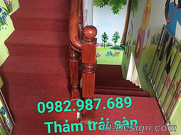 Làm thảm cầu thang kiểu chắp vá